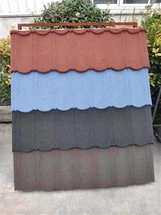 Villa Rooftop Design Modernes, steinbeschichtetes Stahldachblech, Baumaterial, Metalldachziegel