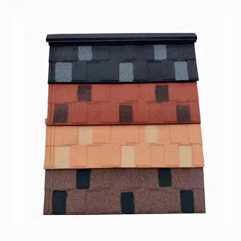 Hot Selling Colored Stone Metal Tiles in Europe suppliers