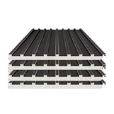 Robuste Dachplatte aus Metallblech, moderne isolierte Dachplatte für den Wintergarten